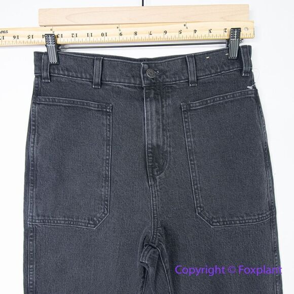 New! Madewell The '90s Straight Utility Jean in camplin wash, size 28 - Picture 5 of 16